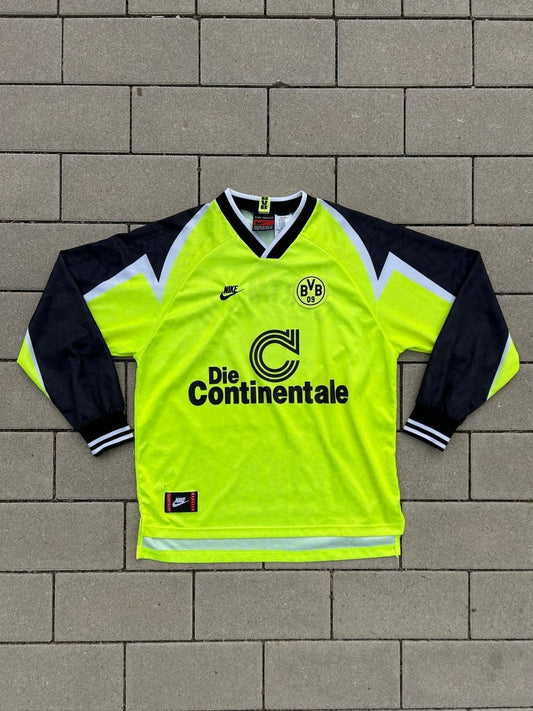 Borussia Dortmund 1995/96 Original Home Shirt L/S Size XL - Shorty Football Shirts