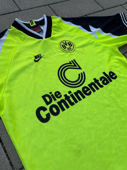 Borussia Dortmund 1995/96 Original Home Shirt Size L - Shorty Football Shirts
