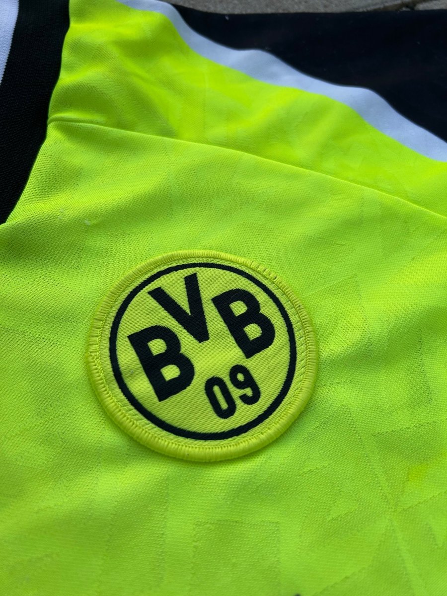 Borussia Dortmund 1995/96 Original Home Shirt Size L - Shorty Football Shirts
