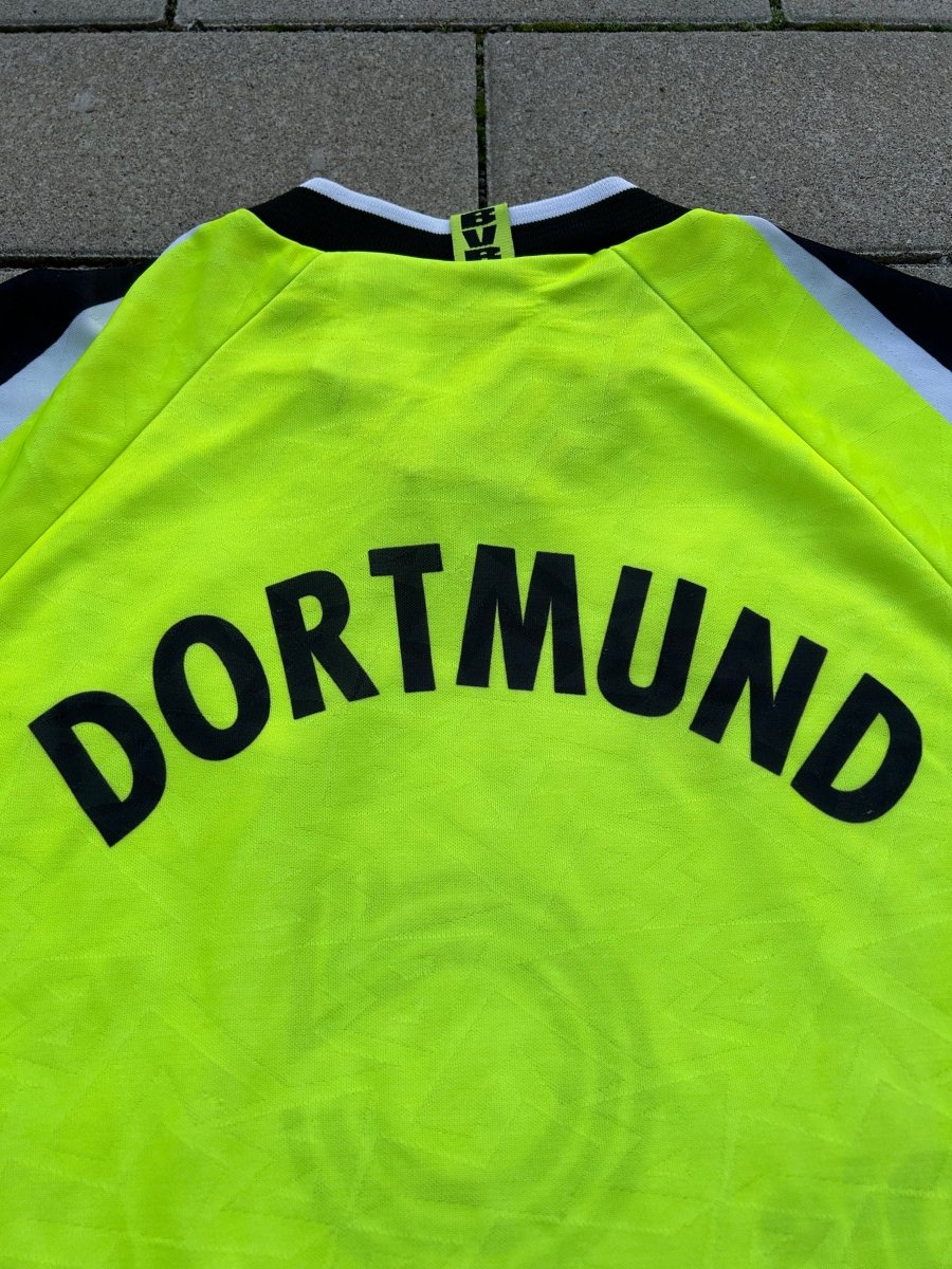 Borussia Dortmund 1995/96 Original Home Shirt Size L - Shorty Football Shirts