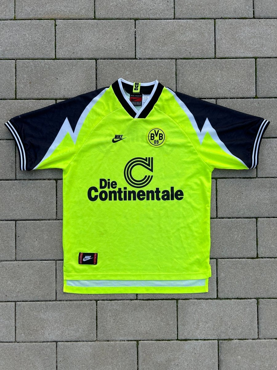 Borussia Dortmund 1995/96 Original Home Shirt Size L - Shorty Football Shirts