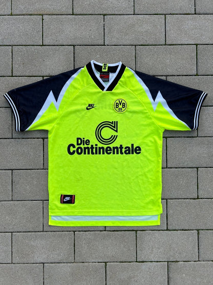 Borussia Dortmund 1995/96 Original Home Shirt Size L - Shorty Football Shirts