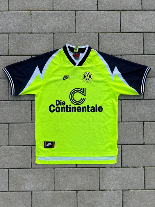 Borussia Dortmund 1995/96 Original Home Shirt Size L - Shorty Football Shirts