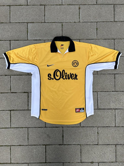 Borussia Dortmund 1998/99 Original Home Shirt Size M - Shorty Football Shirts