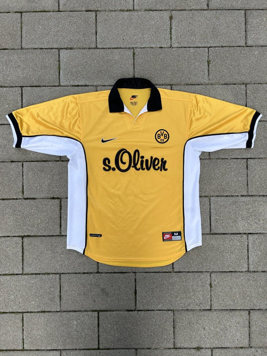 Borussia Dortmund 1998/99 Original Home Shirt Size M - Shorty Football Shirts