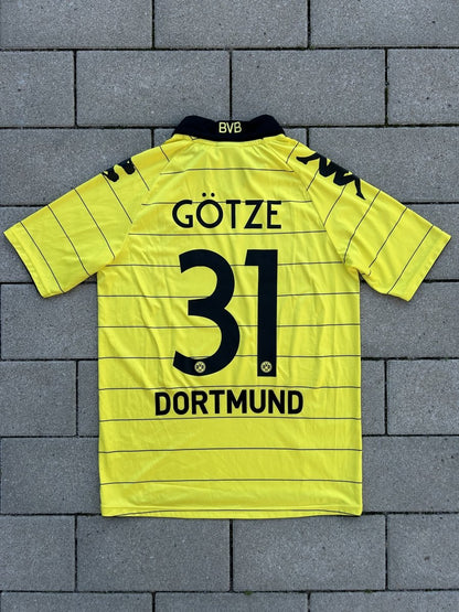 Borussia Dortmund 2010/11 Original Home Shirt Götze #31 Size M - Shorty Football Shirts