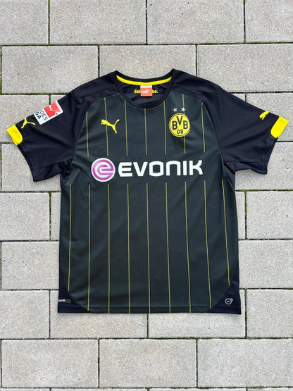 Borussia Dortmund 2014/15 Original Away Shirt Gündoğan 8 Size L - Shorty Football Shirts