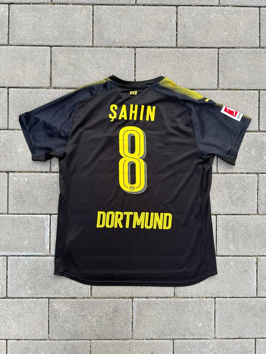 Borussia Dortmund 2017/18 Original Away Shirt Şahin 8 Size XL - Shorty Football Shirts