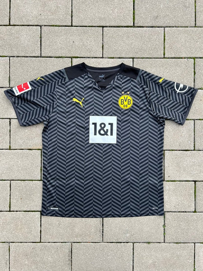 Borussia Dortmund 2021/22 Original Away Shirt Haaland 9 Size XL - Shorty Football Shirts