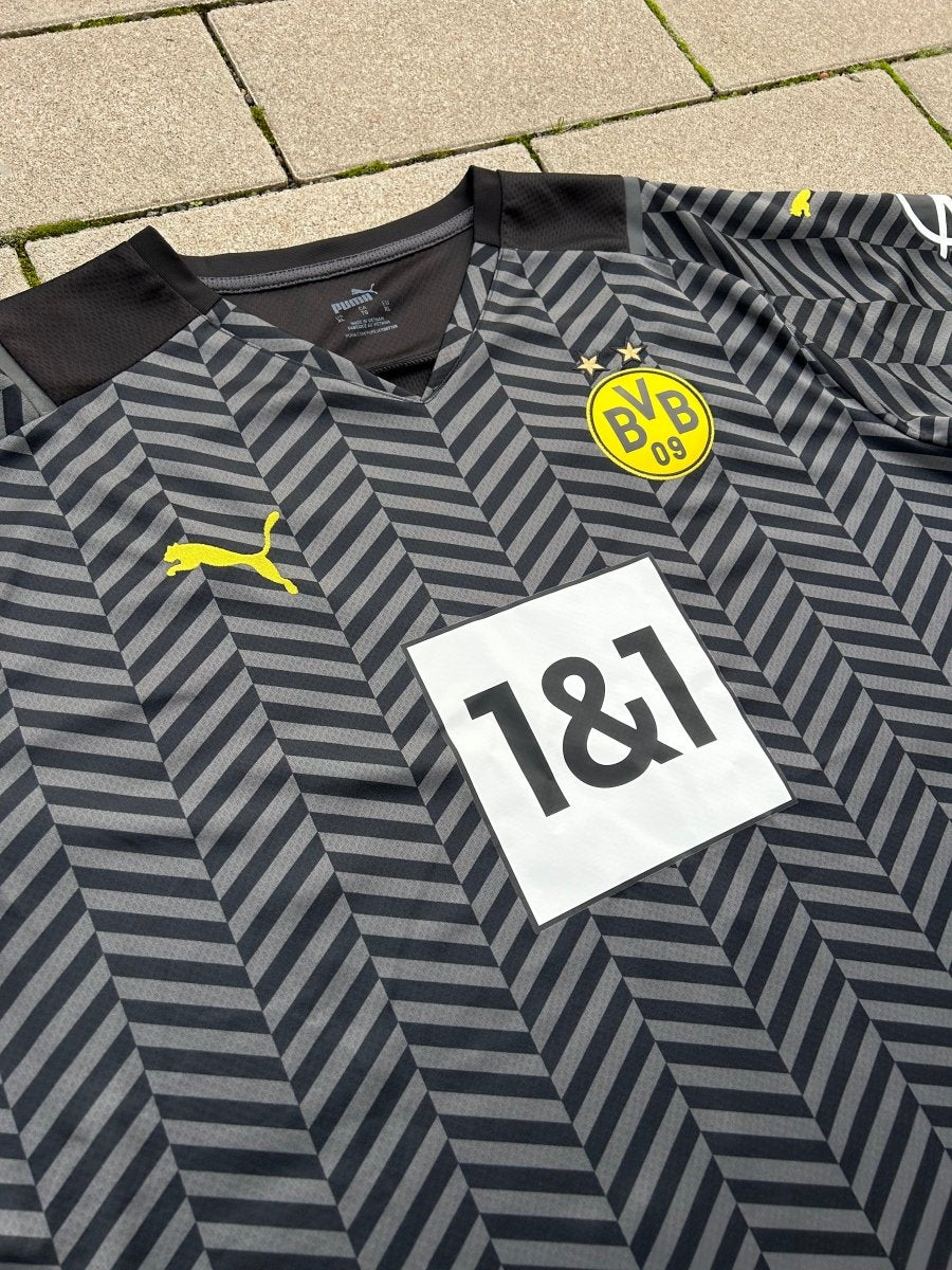 Borussia Dortmund 2021/22 Original Away Shirt Haaland 9 Size XL - Shorty Football Shirts