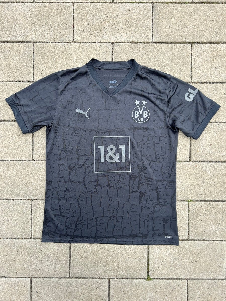 Borussia Dortmund 2023/24 Original Third Kohle & Stahl Shirt Size M - Shorty Football Shirts
