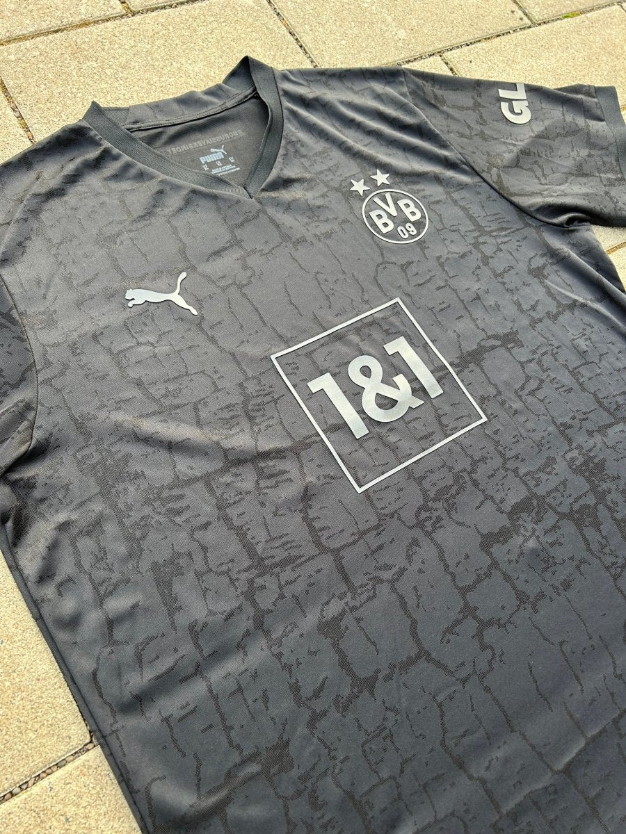 Borussia Dortmund 2023/24 Original Third Kohle & Stahl Shirt Size XL - Shorty Football Shirts