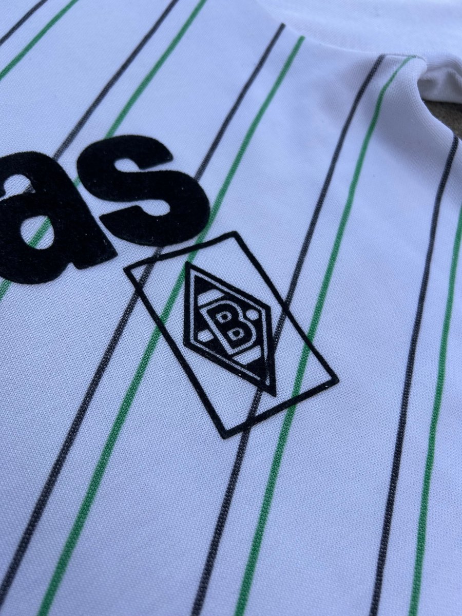 Borussia Mönchengladbach 1985/87 Original Home L/S Shirt Size S - Shorty Football Shirts
