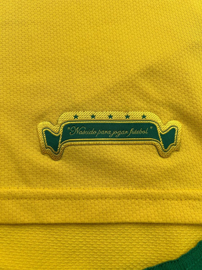 Brazil 2006/07 Original Home Shirt Ronaldinho 10 Size M - Shorty Football Shirts