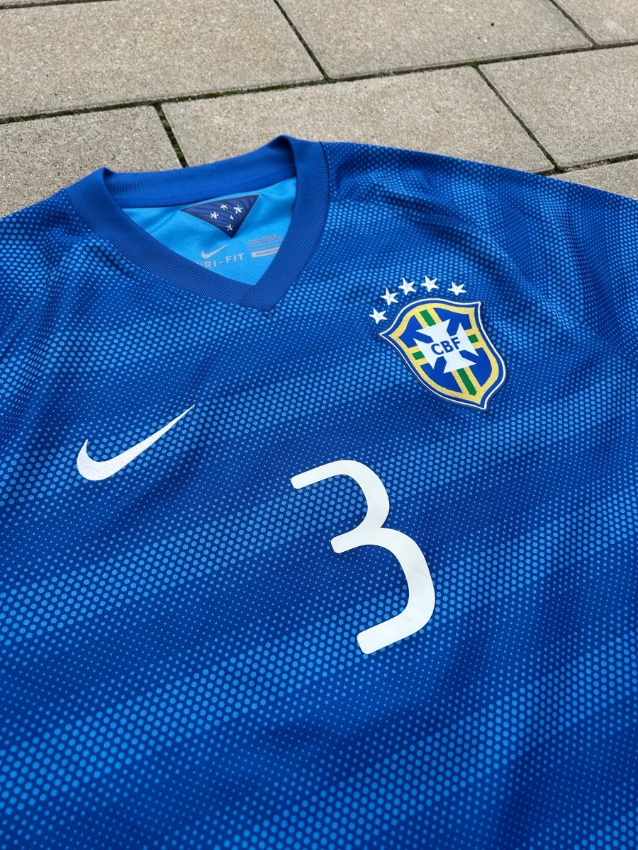 Brazil 2014/15 Original Away Shirt T. Silva 3 Size L - Shorty Football Shirts