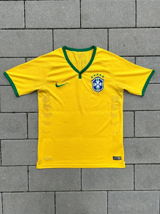 Brazil 2014/15 Original Home Shirt Size M - Shorty Football Shirts