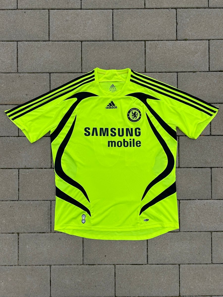 Chelsea 2007/08 Original Away Shirt J. Cole 10 Size L - Shorty Football Shirts