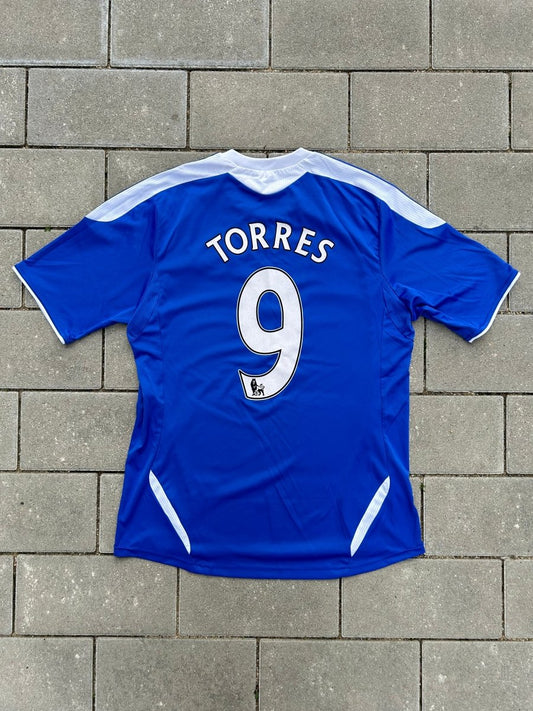 Chelsea 2011/12 Original Home Shirt Torres 9 Size L - Shorty Football Shirts