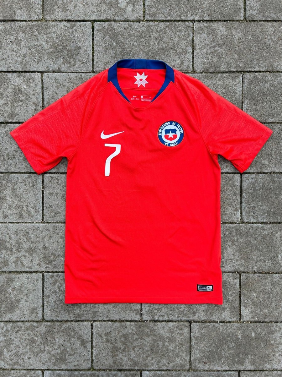 Chile 2018/19 Original Home Shirt Alexis Sánchez 7 Size S - Shorty Football Shirts