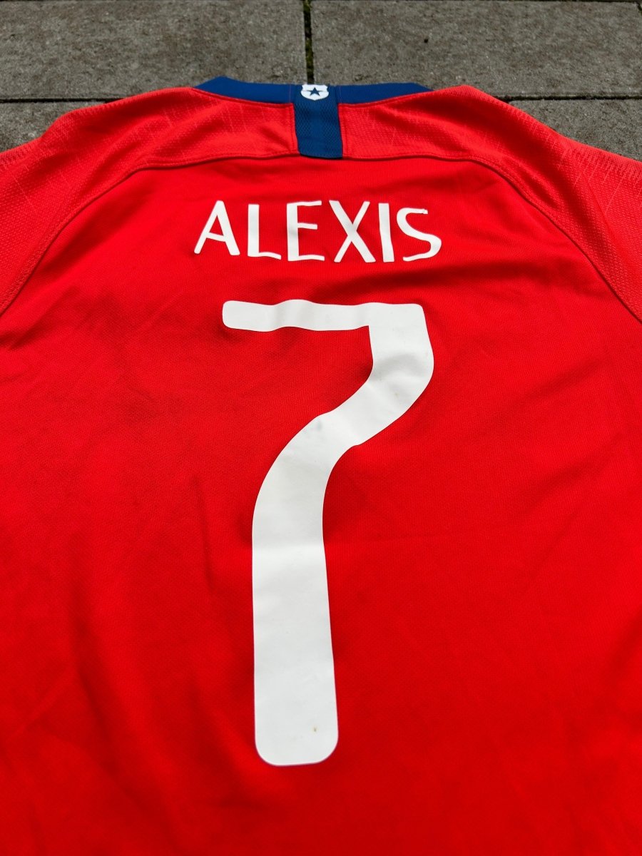 Chile 2018/19 Original Home Shirt Alexis Sánchez 7 Size S - Shorty Football Shirts
