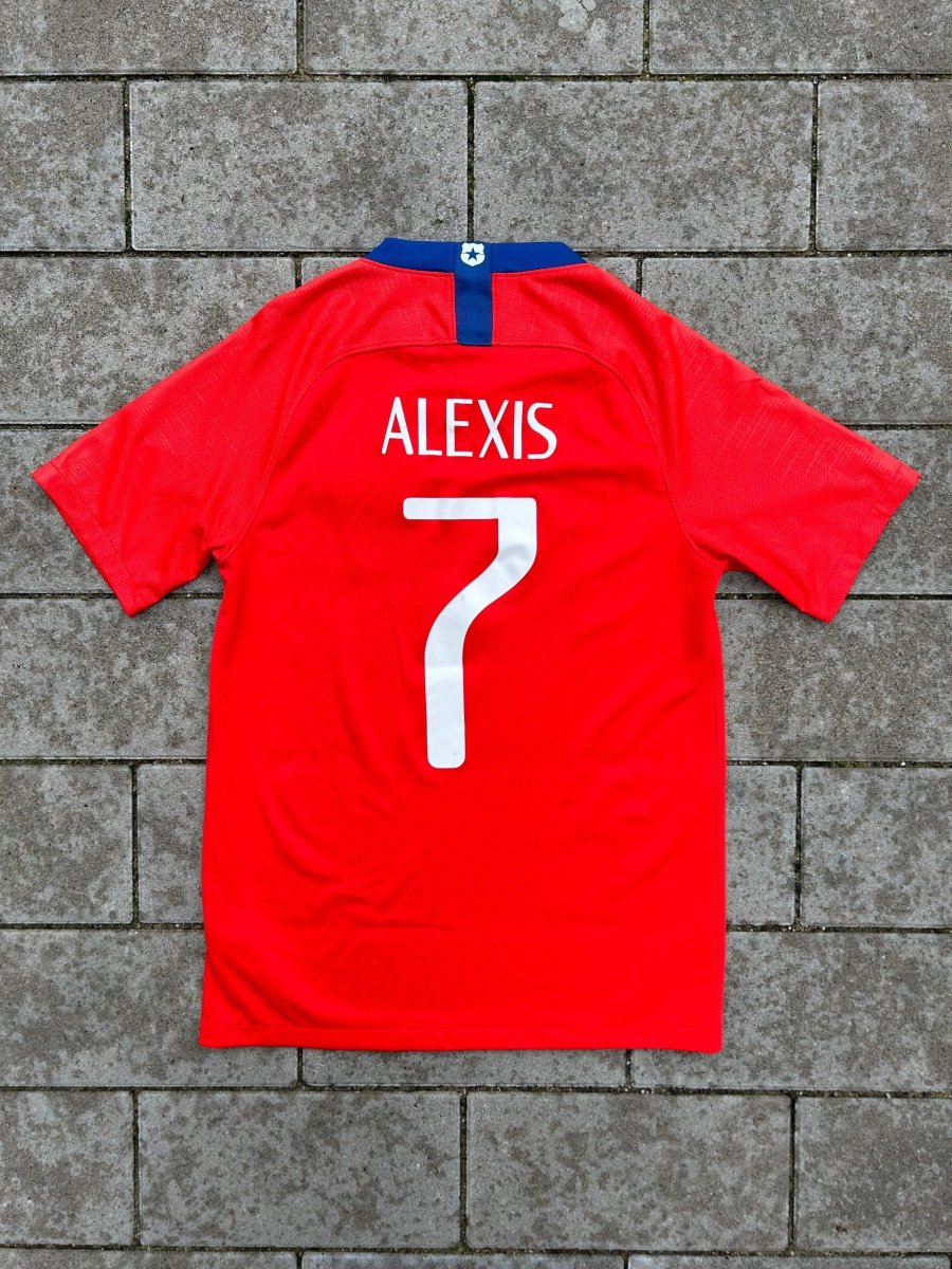 Chile 2018/19 Original Home Shirt Alexis Sánchez 7 Size S - Shorty Football Shirts