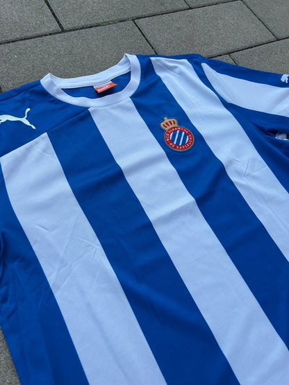 Espanyol 2012/13 Original Home Shirt Size L - Shorty Football Shirts