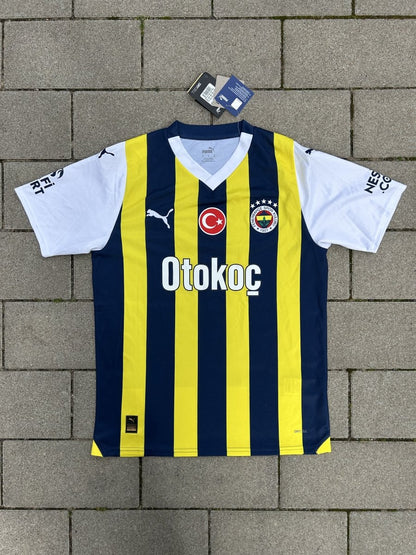 Fenerbahce 2023/24 Original Home Shirt Džeko #9 Size M - Shorty Football Shirts