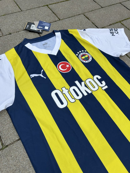 Fenerbahce 2023/24 Original Home Shirt Džeko #9 Size M - Shorty Football Shirts