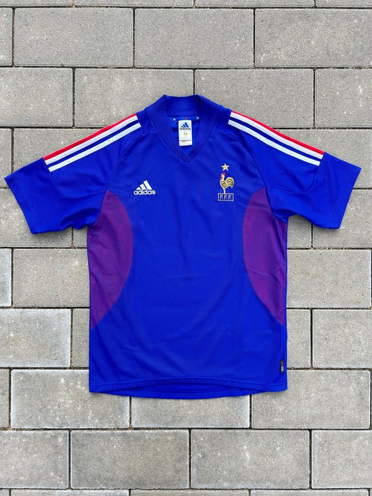 France 2002/04 Original Home Shirt Size S - Shorty Football Shirts