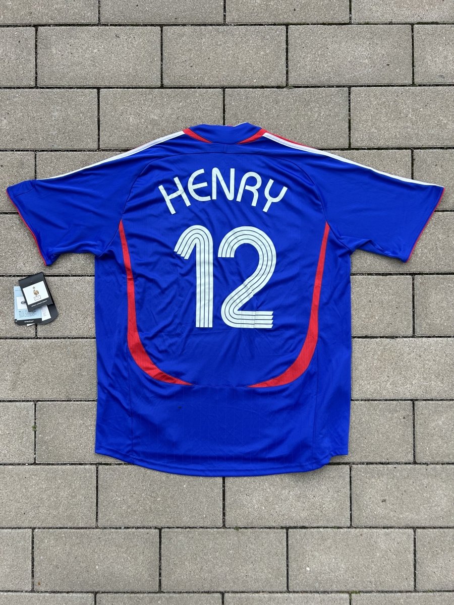 France 2006/07 Original Home Shirt Henry #12 Size XL - Shorty Football Shirts
