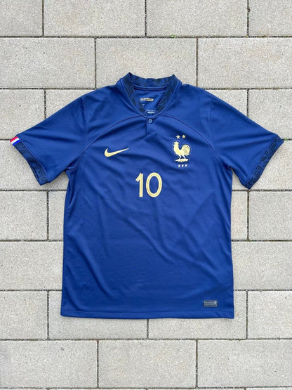 France 2022/23 Original Home Shirt Mbappé #10 Size M - Shorty Football Shirts
