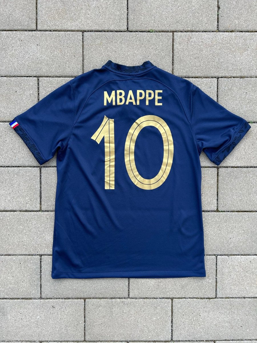 France 2022/23 Original Home Shirt Mbappé #10 Size M - Shorty Football Shirts