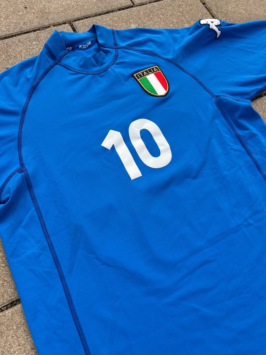 Italy 2000/02 Original Home Shirt Del Piero 10 Size L - Shorty Football Shirts