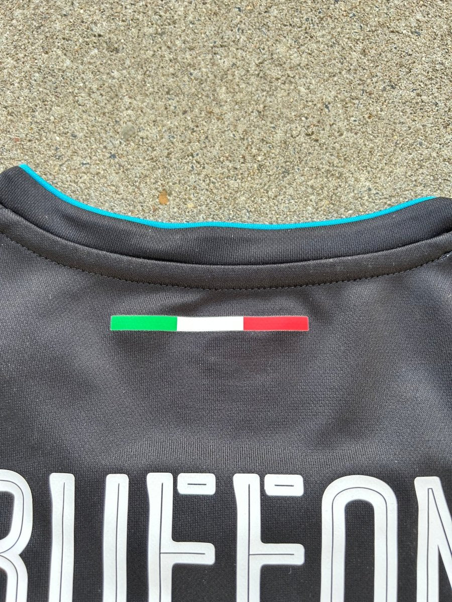 Italy 2016/17 Original GK Shirt Buffon #1 Size S - Shorty Football Shirts