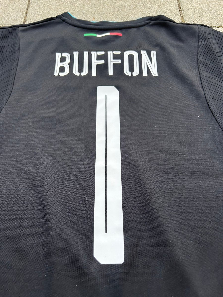 Italy 2016/17 Original GK Shirt Buffon #1 Size S - Shorty Football Shirts