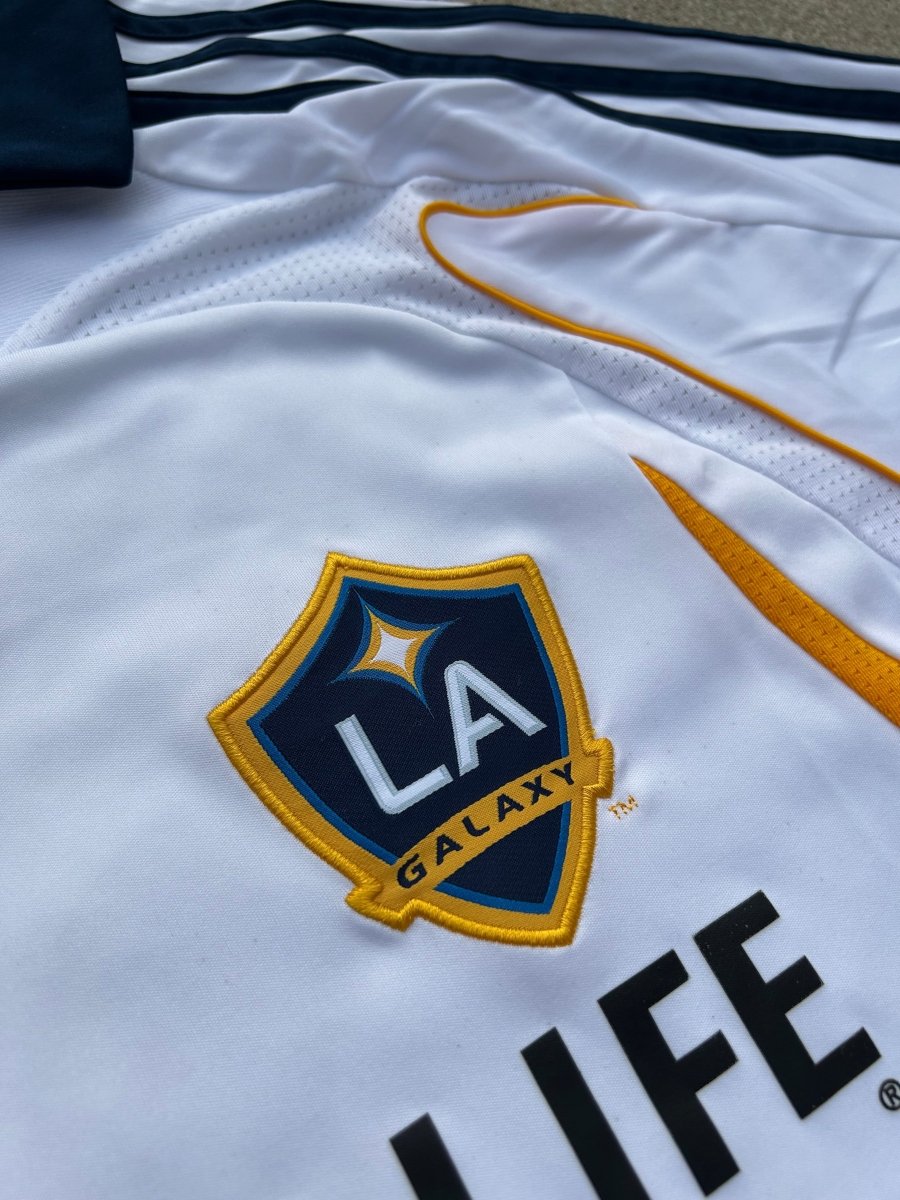 LA Galaxy 2007/08 Original Home Shirt Beckham 23 L/S Size L - Shorty Football Shirts
