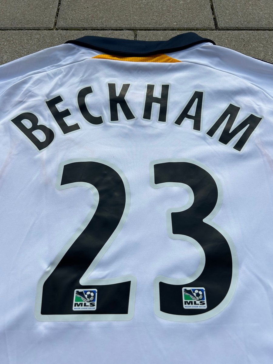 LA Galaxy 2007/08 Original Home Shirt Beckham 23 L/S Size L - Shorty Football Shirts