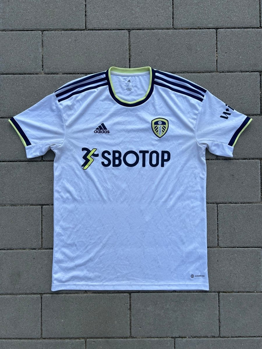 Leeds United 2022/23 Original Home Shirt Size M - Shorty Football Shirts