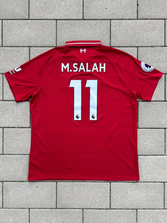 Liverpool 2018/19 Original Home Shirt Salah #11 Size XL - Shorty Football Shirts