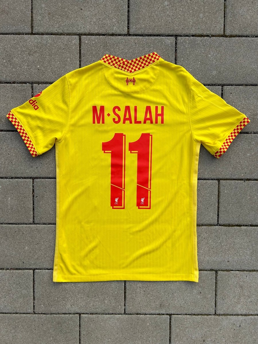 Liverpool 2021/22 Original Third Shirt Salah 11 Size S - Shorty Football Shirts