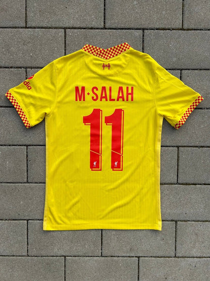Liverpool 2021/22 Original Third Shirt Salah 11 Size S - Shorty Football Shirts
