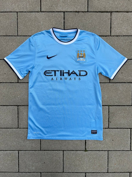 Manchester City 2013/14 Original Home Shirt Yaya Touré #42 Size M - Shorty Football Shirts