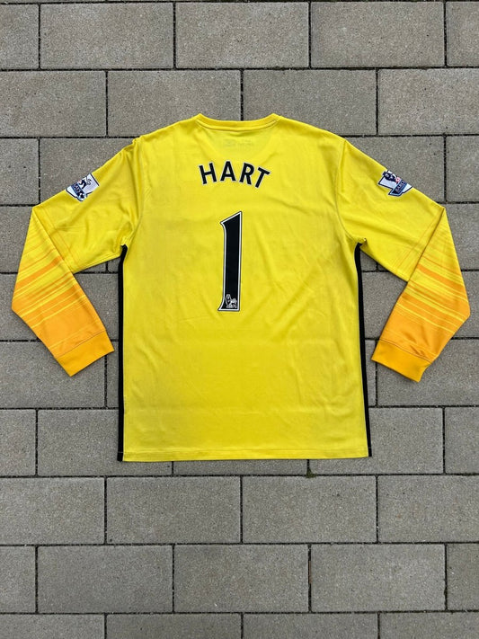 Manchester City 2015/16 Original GK Shirt Hart #1 Size L - Shorty Football Shirts