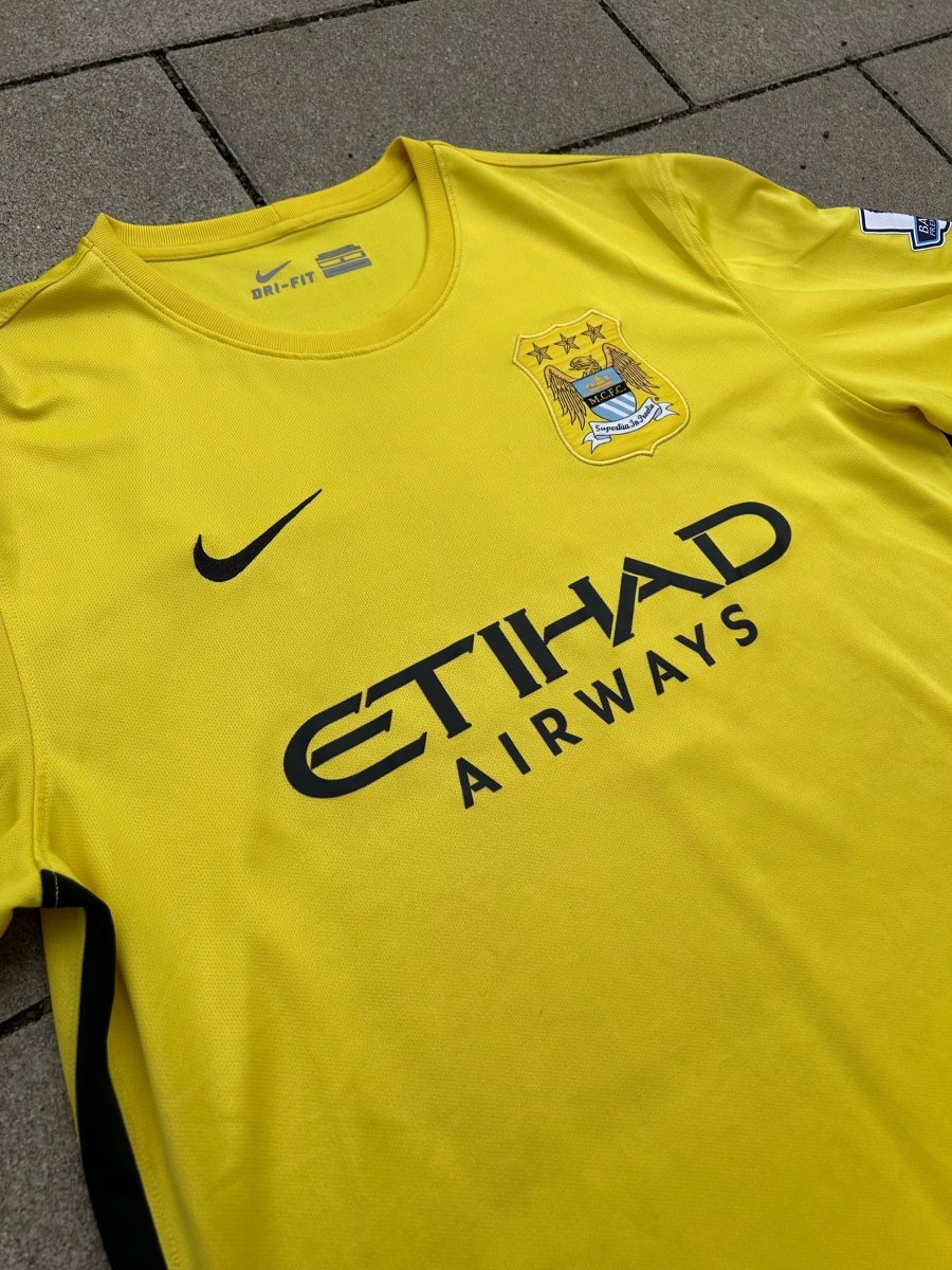 Manchester City 2015/16 Original GK Shirt Hart #1 Size L - Shorty Football Shirts