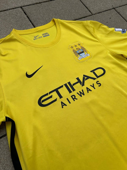 Manchester City 2015/16 Original GK Shirt Hart #1 Size L - Shorty Football Shirts