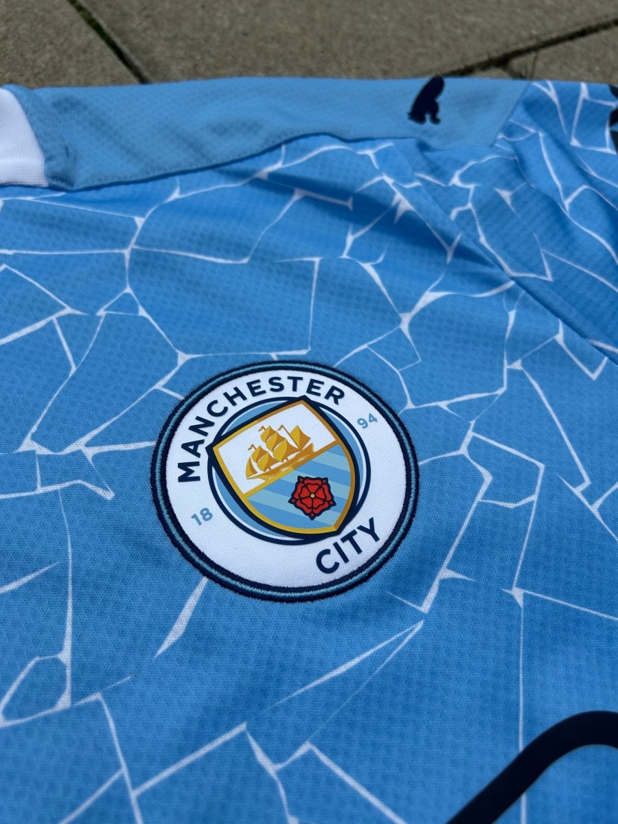 Manchester City 2020/21 Original Home Shirt Rodrigo 16 Size L - Shorty Football Shirts