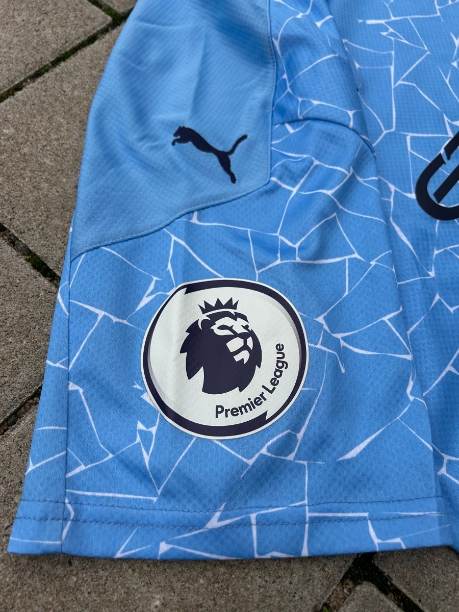 Manchester City 2020/21 Original Home Shirt Rodrigo 16 Size L - Shorty Football Shirts