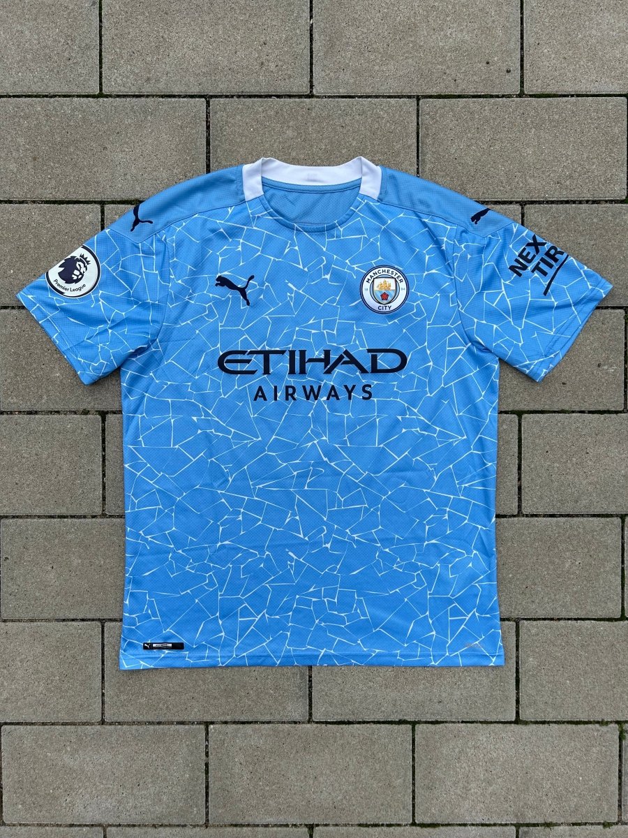 Manchester City 2020/21 Original Home Shirt Rodrigo 16 Size L - Shorty Football Shirts
