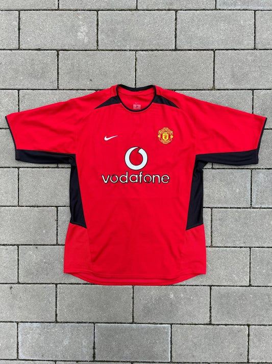 Manchester United 2002/04 Original Home Shirt Size M - Shorty Football Shirts