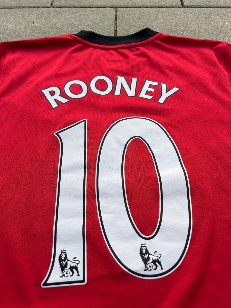 Manchester United 2009/10 Original Home Shirt Rooney 10 Size M - Shorty Football Shirts